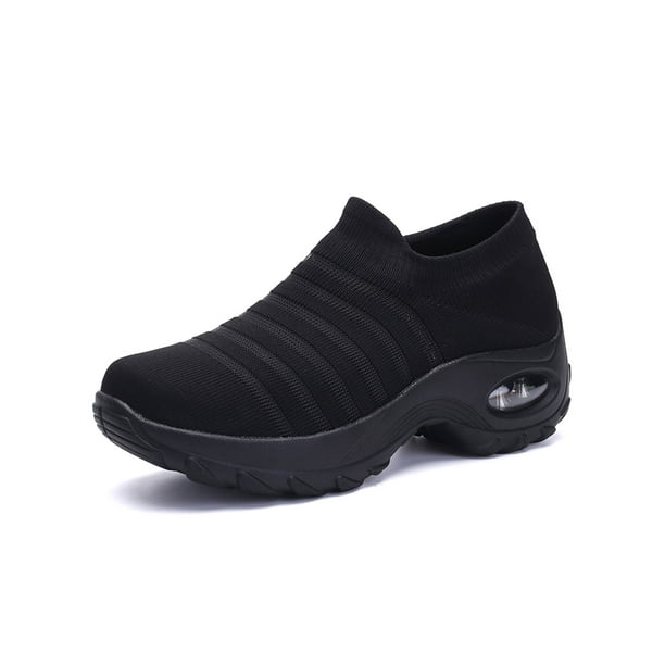 Mesh Slip On Air Cushion Lady Girls Modern Jazz Dance Easy Shoes Platform Loafers OFEFAN Womens Walking Shoes Sock Sneakers Mesh Slip On Air Cushion Lady Girls Modern Jazz Dance Easy Shoes Platform Loafers OFEFAN Womens Walking Shoes Sock Sneakers